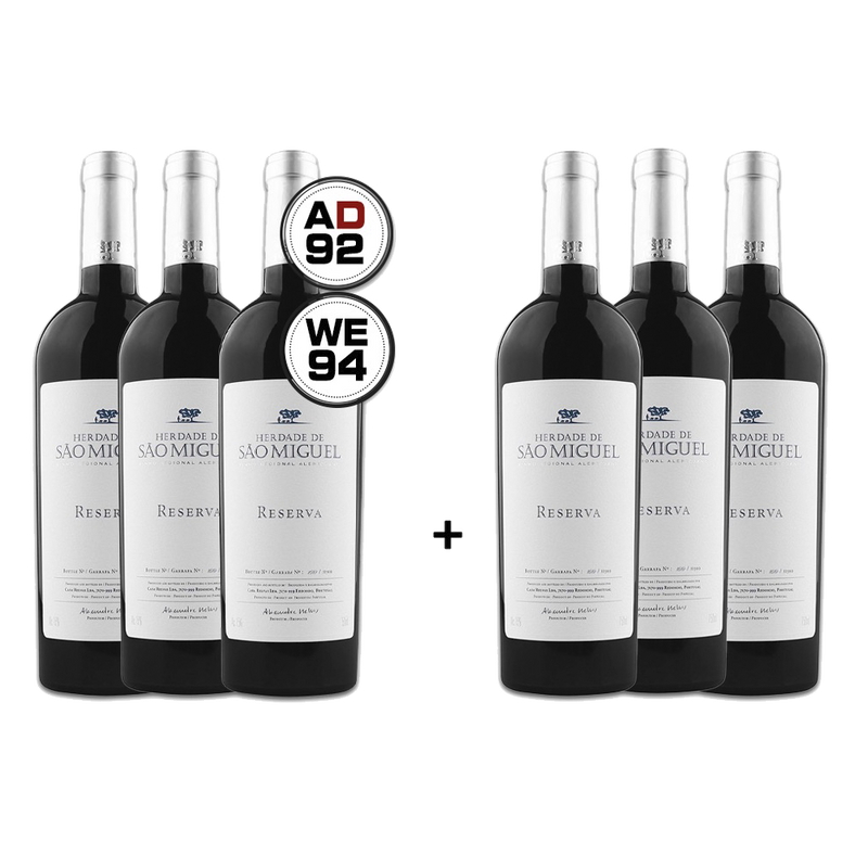 Herdade de São Miguel Reserva Tinto 2019 - Promoção de Aniversário - Leve 6 Pague 3