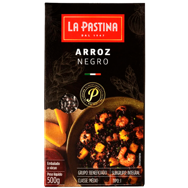 Arroz Negro Italiano 500G La Pastina