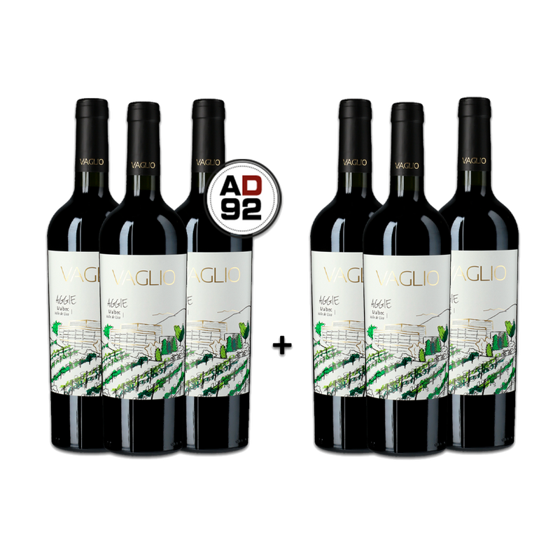 Vaglio Aggie Malbec 2020 - Promoção de Aniversário - Leve 6 Pague 3