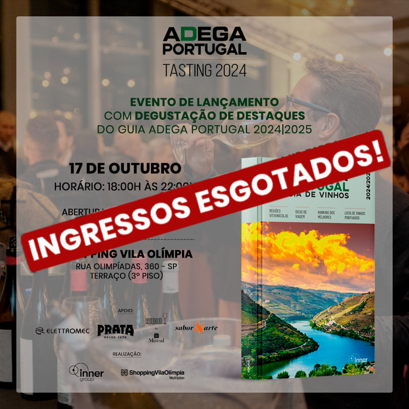 Degustação de Lançamento - Adega Portugal Guia de Vinhos 2024|2025 - Ingresso