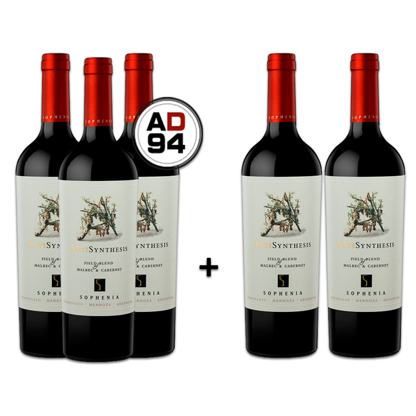 AntiSynthesis Field Blend of Malbec & Cabernet Sauvignon 2022 - Promoção de Aniversário - Leve 5 Pague 3