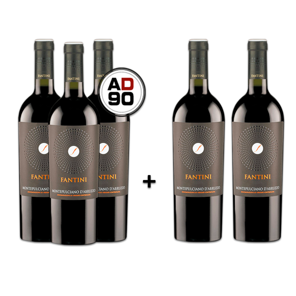 Fantini Montepulciano d'Abruzzo 2021 - Promoção de Aniversário - Leve 5 Pague 3