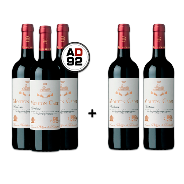 Mouton Cadet Cuvée Heritage 2020 - Promoção de Aniversário - Leve 5 Pague 3