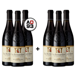 M. Chapoutier Châteauneuf-du-Pape Rouge "La Bernardine" 2020 - Promoção de Aniversário - Leve 6 Pague 3