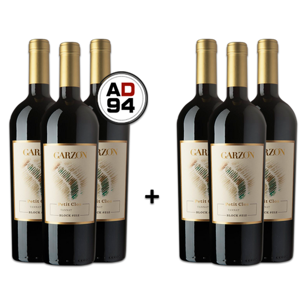 Garzón Petit Clos Block 212 Tannat 2022 -Promoção de Aniversário - Leve 6 Pague 3