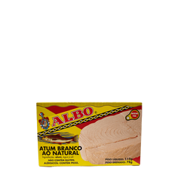 Atum Branco Sólido Em Água E Sal 112G Albo